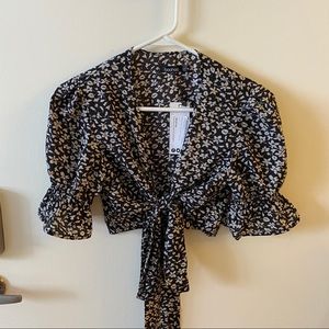 NWT BOOHOO TIE SHIRT